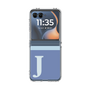 クリアケース［ オリジナル - initial two tone - J blue ］