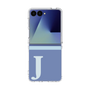 クリアケース［ オリジナル - initial two tone - J blue ］