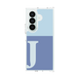 クリアケース［ オリジナル - initial two tone - J blue ］