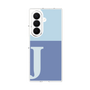クリアケース［ オリジナル - initial two tone - J blue ］