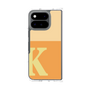 クリアケース［ オリジナル - initial two tone - K orange ］