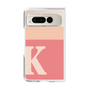 クリアケース［ オリジナル - initial two tone - K pink ］