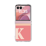 クリアケース［ オリジナル - initial two tone - K pink ］