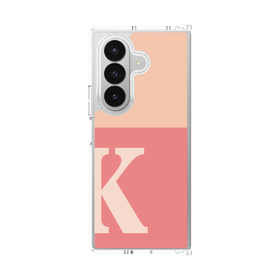 クリアケース［ オリジナル - initial two tone - K pink ］