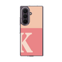 クリアケース［ オリジナル - initial two tone - K pink ］