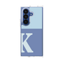クリアケース［ オリジナル - initial two tone - K blue ］
