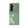 クリアケース［ オリジナル - initial two tone - K green ］