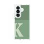 クリアケース［ オリジナル - initial two tone - K green ］