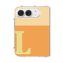 クリアケース［ オリジナル - initial two tone - L orange ］