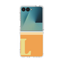 クリアケース［ オリジナル - initial two tone - L orange ］