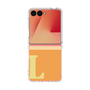 クリアケース［ オリジナル - initial two tone - L orange ］