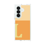 クリアケース［ オリジナル - initial two tone - L orange ］