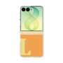 クリアケース［ オリジナル - initial two tone - L orange ］
