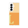 クリアケース［ オリジナル - initial two tone - L orange ］