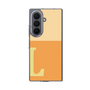 クリアケース［ オリジナル - initial two tone - L orange ］
