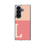 クリアケース［ オリジナル - initial two tone - L pink ］