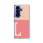クリアケース［ オリジナル - initial two tone - L pink ］