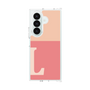 クリアケース［ オリジナル - initial two tone - L pink ］