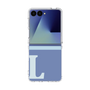 クリアケース［ オリジナル - initial two tone - L blue ］