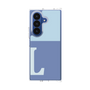 クリアケース［ オリジナル - initial two tone - L blue ］