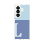 クリアケース［ オリジナル - initial two tone - L blue ］