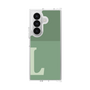 クリアケース［ オリジナル - initial two tone - L green ］