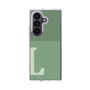 クリアケース［ オリジナル - initial two tone - L green ］