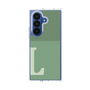 クリアケース［ オリジナル - initial two tone - L green ］