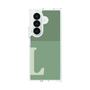 クリアケース［ オリジナル - initial two tone - L green ］