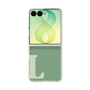 クリアケース［ オリジナル - initial two tone - L green ］