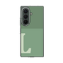 クリアケース［ オリジナル - initial two tone - L green ］