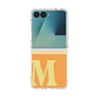 クリアケース［ オリジナル - initial two tone - M orange ］