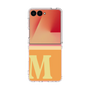 クリアケース［ オリジナル - initial two tone - M orange ］