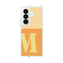クリアケース［ オリジナル - initial two tone - M orange ］