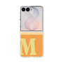 クリアケース［ オリジナル - initial two tone - M orange ］