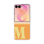 クリアケース［ オリジナル - initial two tone - M orange ］