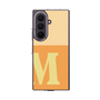クリアケース［ オリジナル - initial two tone - M orange ］