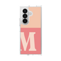 クリアケース［ オリジナル - initial two tone - M pink ］