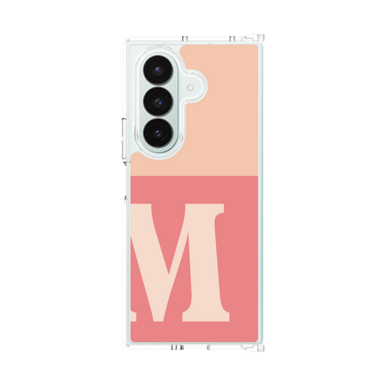クリアケース［ オリジナル - initial two tone - M pink ］
