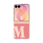 クリアケース［ オリジナル - initial two tone - M pink ］