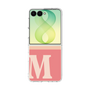クリアケース［ オリジナル - initial two tone - M pink ］