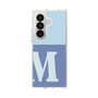 クリアケース［ オリジナル - initial two tone - M blue ］
