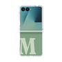 クリアケース［ オリジナル - initial two tone - M green ］