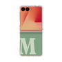 クリアケース［ オリジナル - initial two tone - M green ］