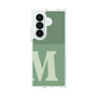 クリアケース［ オリジナル - initial two tone - M green ］