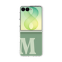 クリアケース［ オリジナル - initial two tone - M green ］