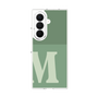 クリアケース［ オリジナル - initial two tone - M green ］
