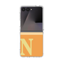 クリアケース［ オリジナル - initial two tone - N orange ］