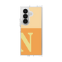 クリアケース［ オリジナル - initial two tone - N orange ］