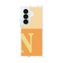 クリアケース［ オリジナル - initial two tone - N orange ］
